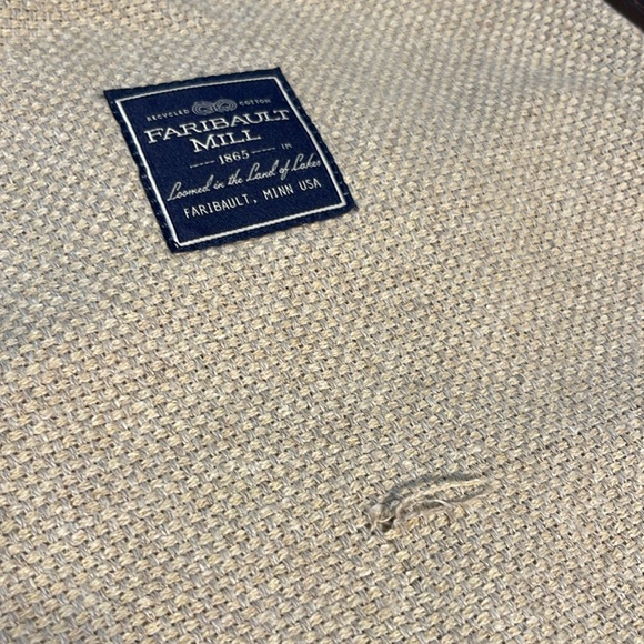 Fairbault woolen Mill large tote bag boat beach pool - Picture 10 of 11